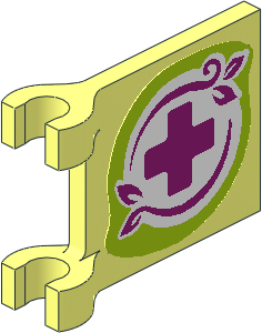 Flag  2 x  2 with Jungle Rescue Logo Stickers on Both Sides