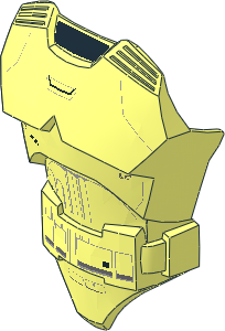 Constraction Torso with SW First Order Stormtrooper Armour Pattern