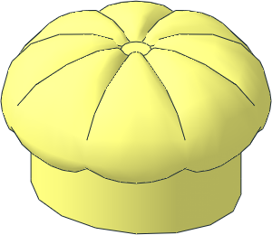 Minifig Cook's Hat