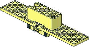 Train Base  6 x 30 Assembly without Battery Holder and Battery Cover