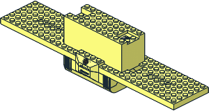 Train Base  6 x 30 Assembly Complete (Batteries Missing)