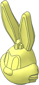 Minifig Head Looney Tunes Bugs Bunny