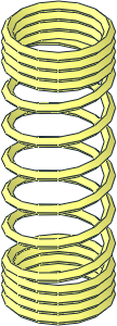 ~Spring for Technic Shock Absorber  6.5L Stiff with Tight Coils at Ends