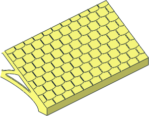 ~Scala Roof 24 x 22 x  7 - Half