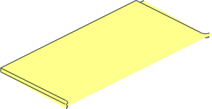~Scala Roof 24 x 22 x  7 - Shingle for Bottom Row