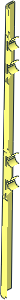 ~Boat Mast  4 x  4 x 22 - Half
