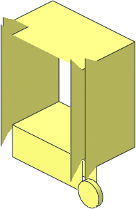 ~Duplo Portcullis  1 x  7 x  6 - Box