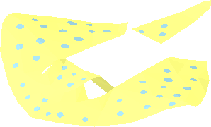 ~Animal Stingray Light Blue Spots Pattern
