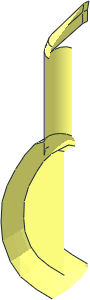 ~Minifig Lute - without Patternable Surfaces - Half