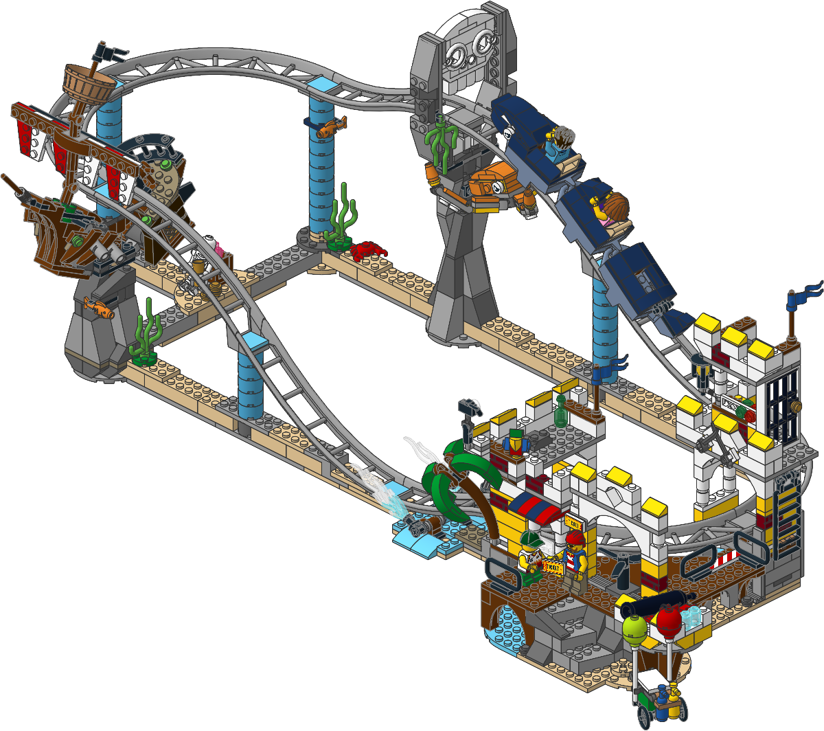 31084-1 - Pirate Roller Coaster