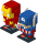 Iron Man & Captain America LDraw model preview