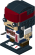 Captain Jack Sparrow LDraw model preview