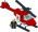 Fire Patrol Copter LDraw model preview