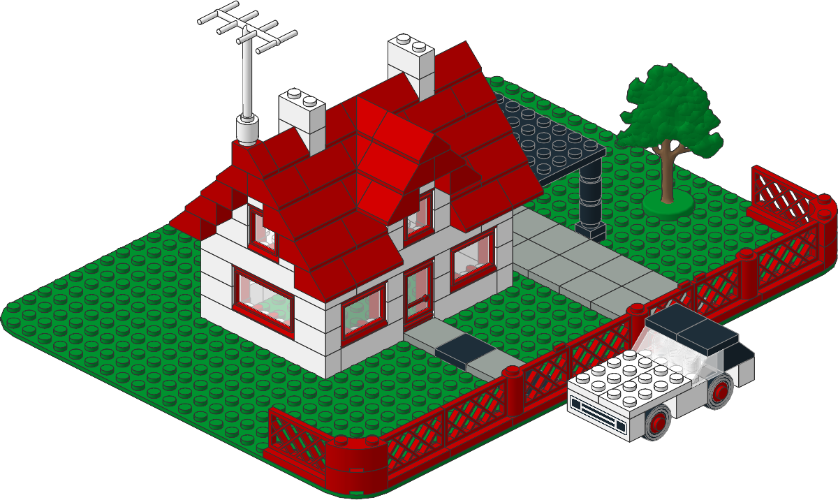 346-2 - House with Car