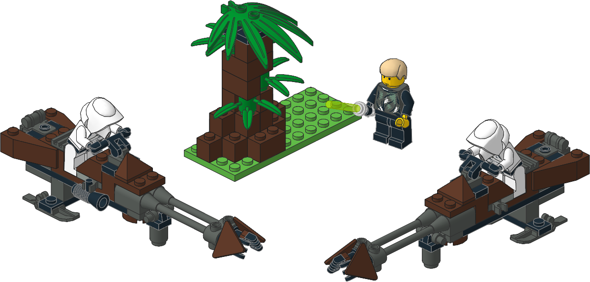 7128-1 - Speeder Bikes