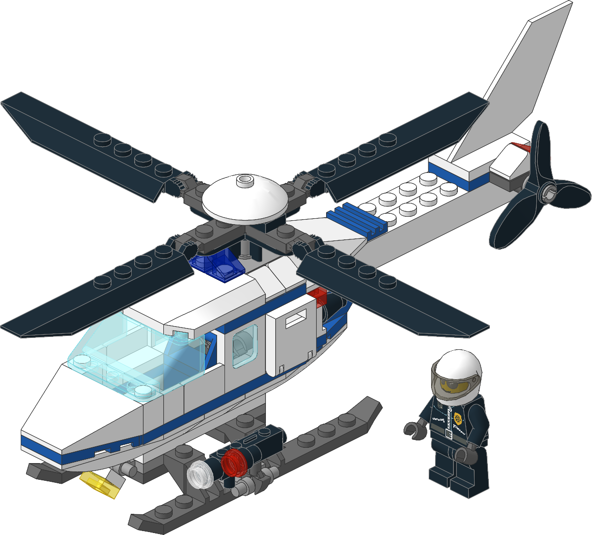 7741-1 - Police Helicopter