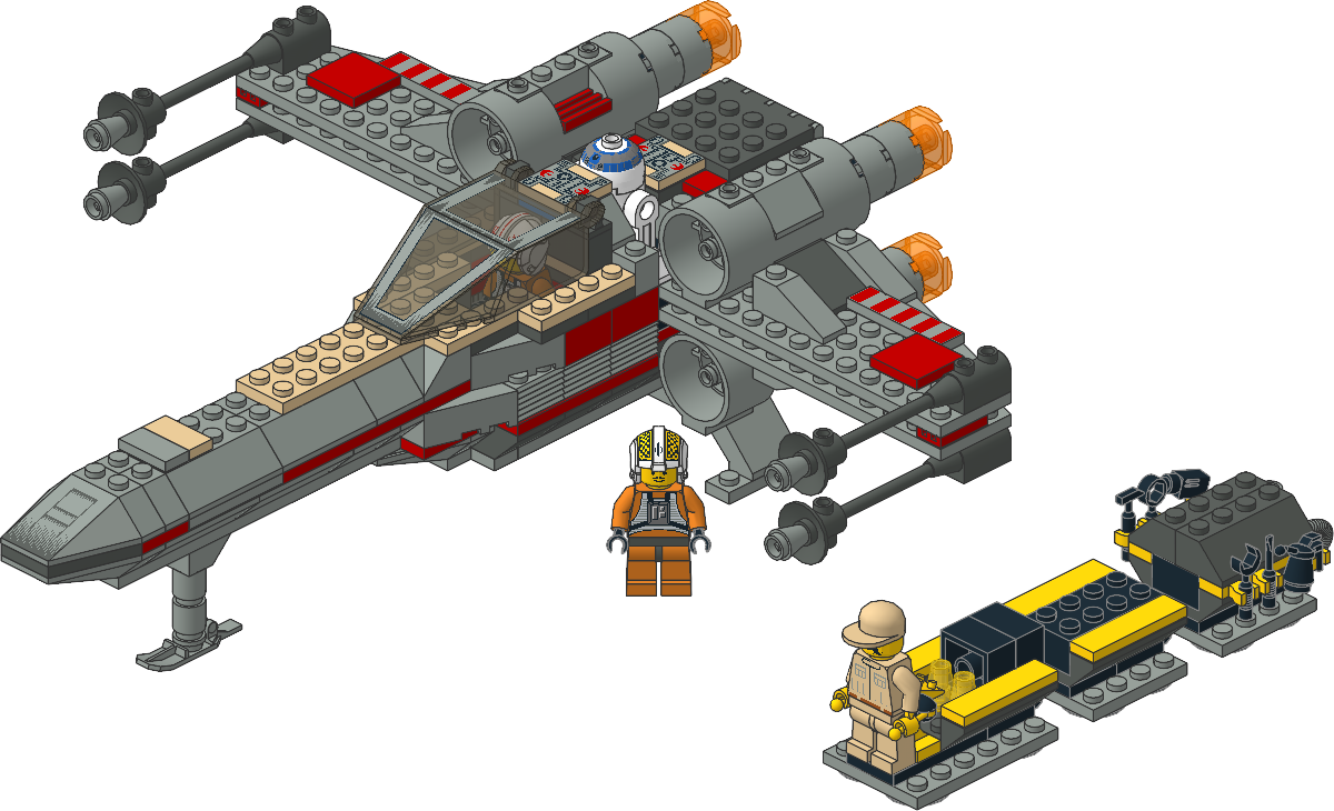 7140-1 - X-wing Fighter