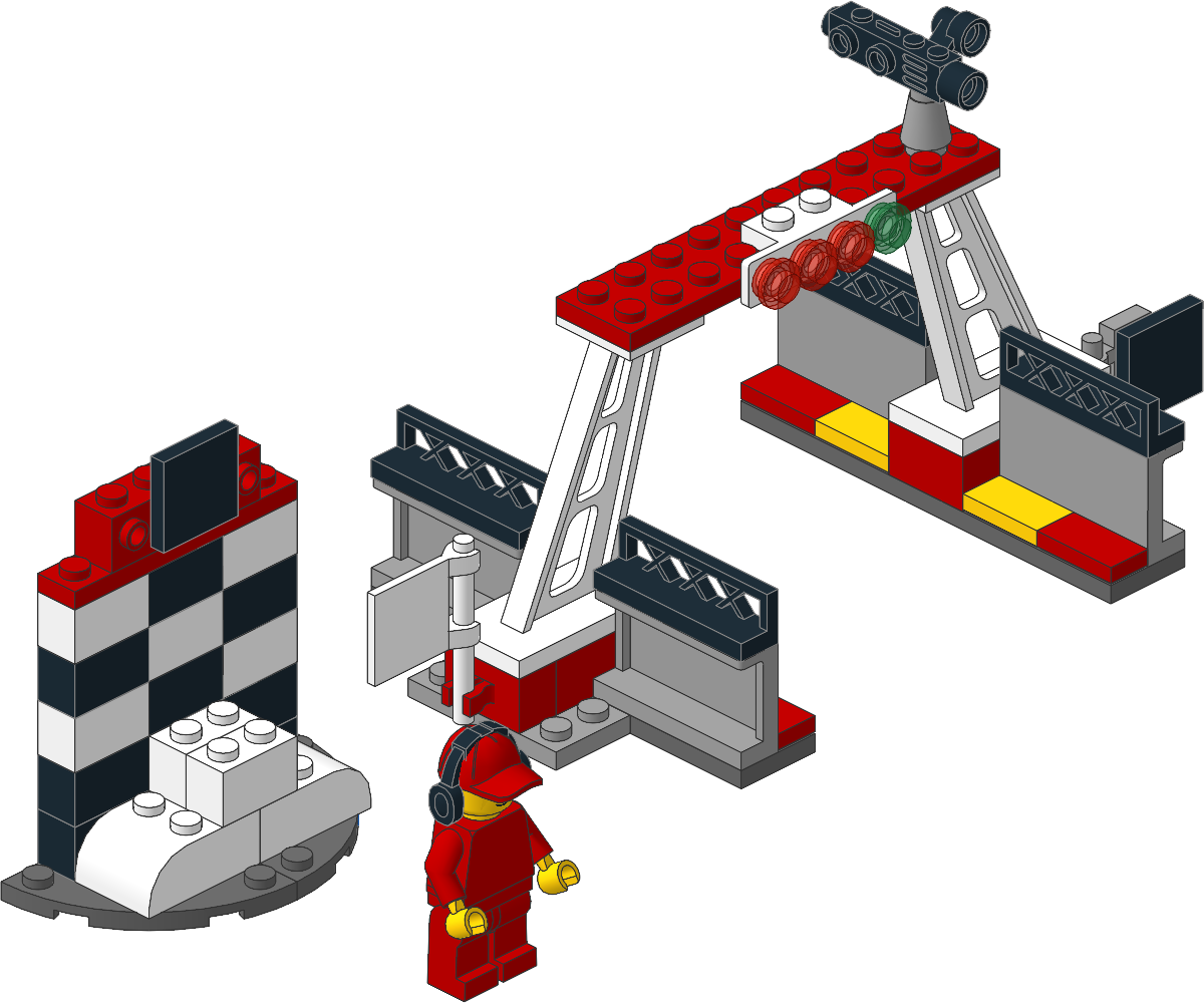 40194-1 - Finish Line & Podium