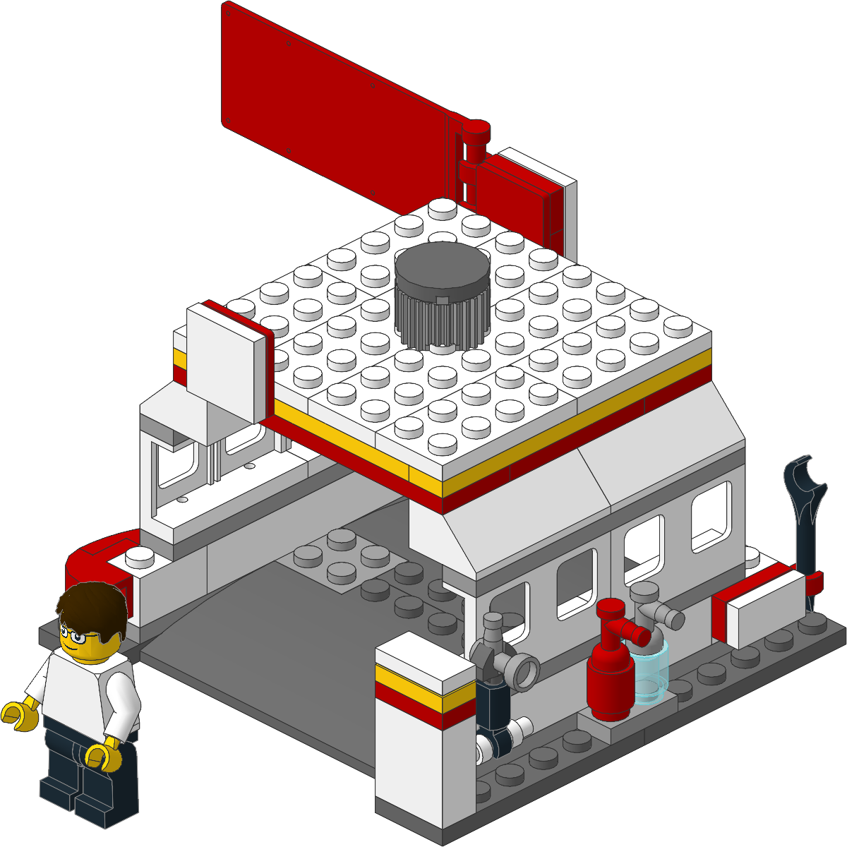 40195-1 - Shell Station