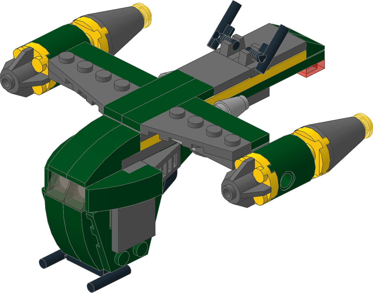 20021-1 - Bounty Hunter Gunship - Mini