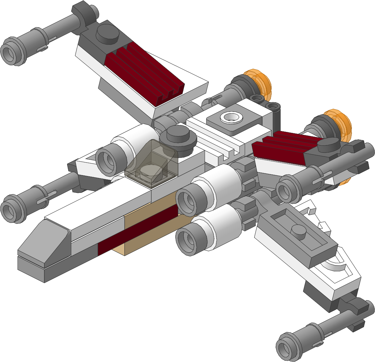 30051-1 - X-wing Fighter - Mini