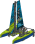 Catamaran LDraw model preview