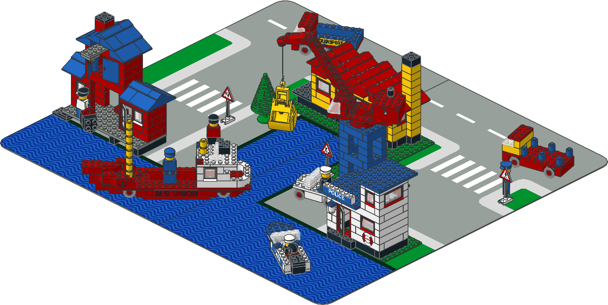 364-1 - Harbour Scene