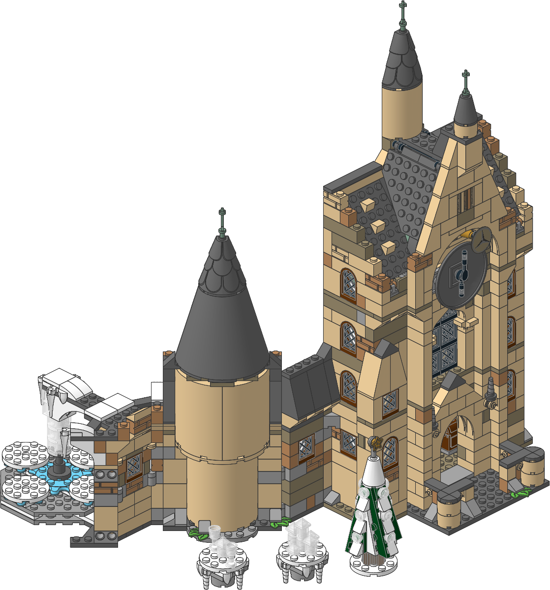 75948-1 - Hogwarts Clock Tower