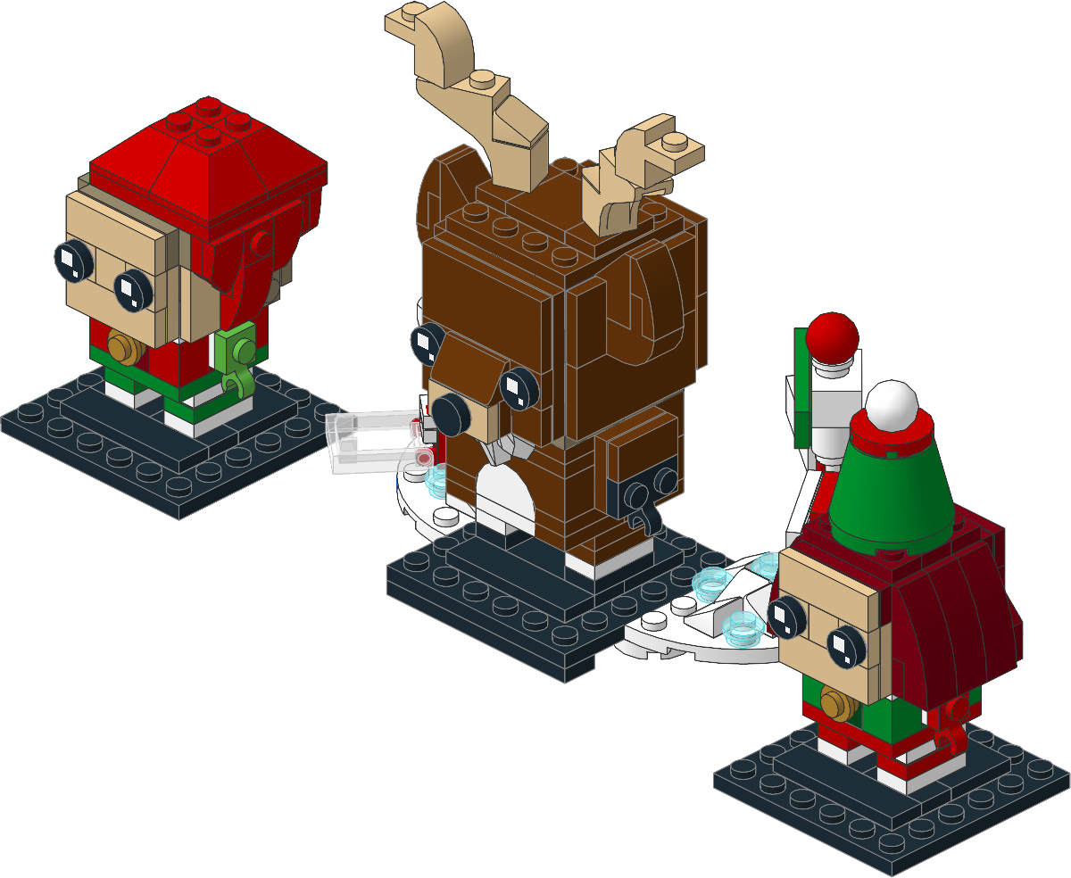 40353-1 - Reindeer, Elf & Elfie