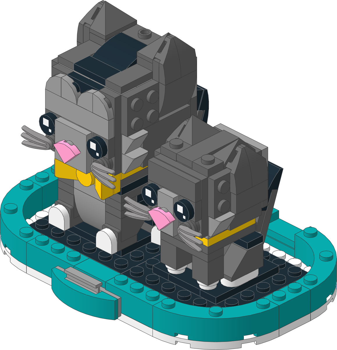 40441-1 - Shorthair Cat and Kitten