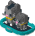Shorthair Cat and Kitten LDraw model preview