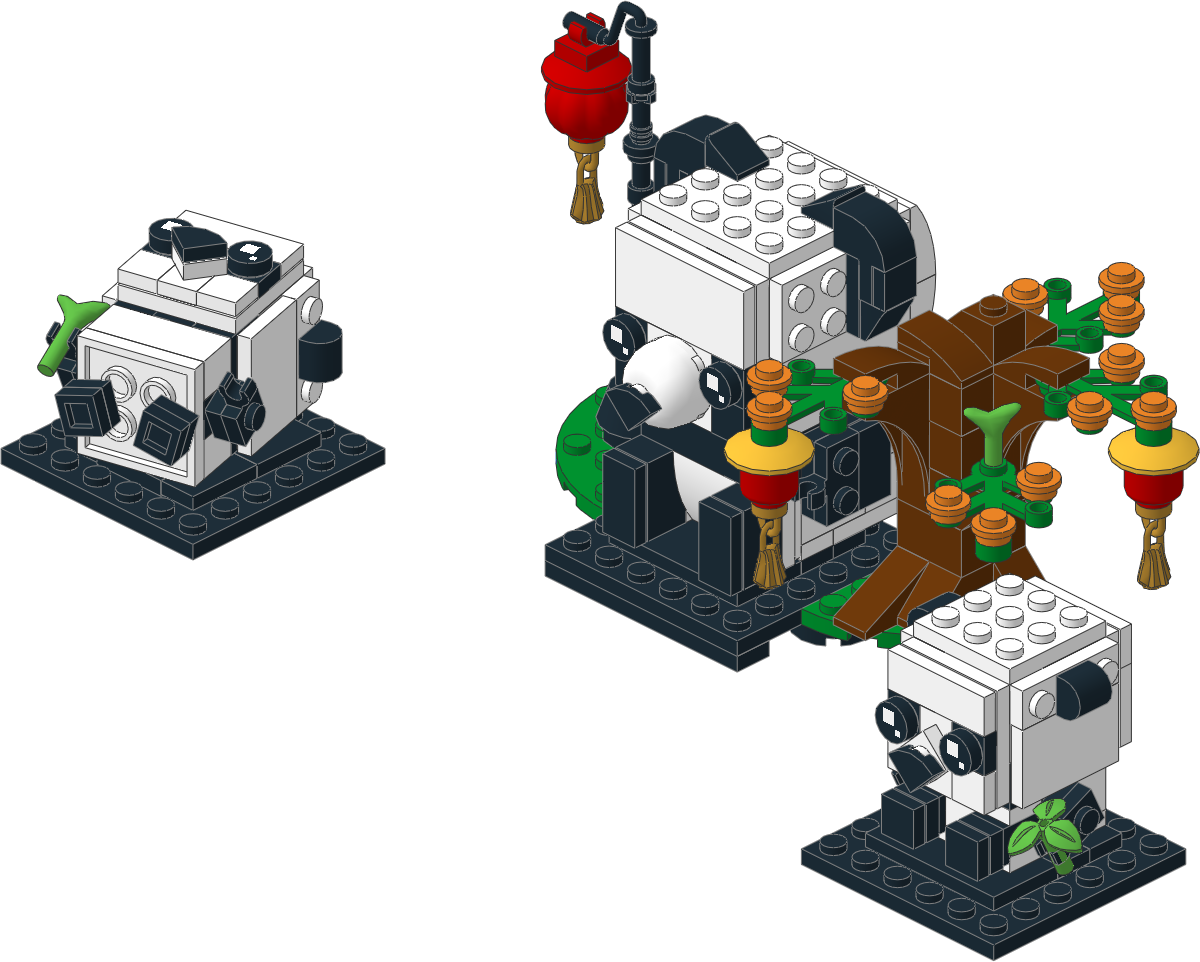 40466-1 - Chinese New Year Pandas