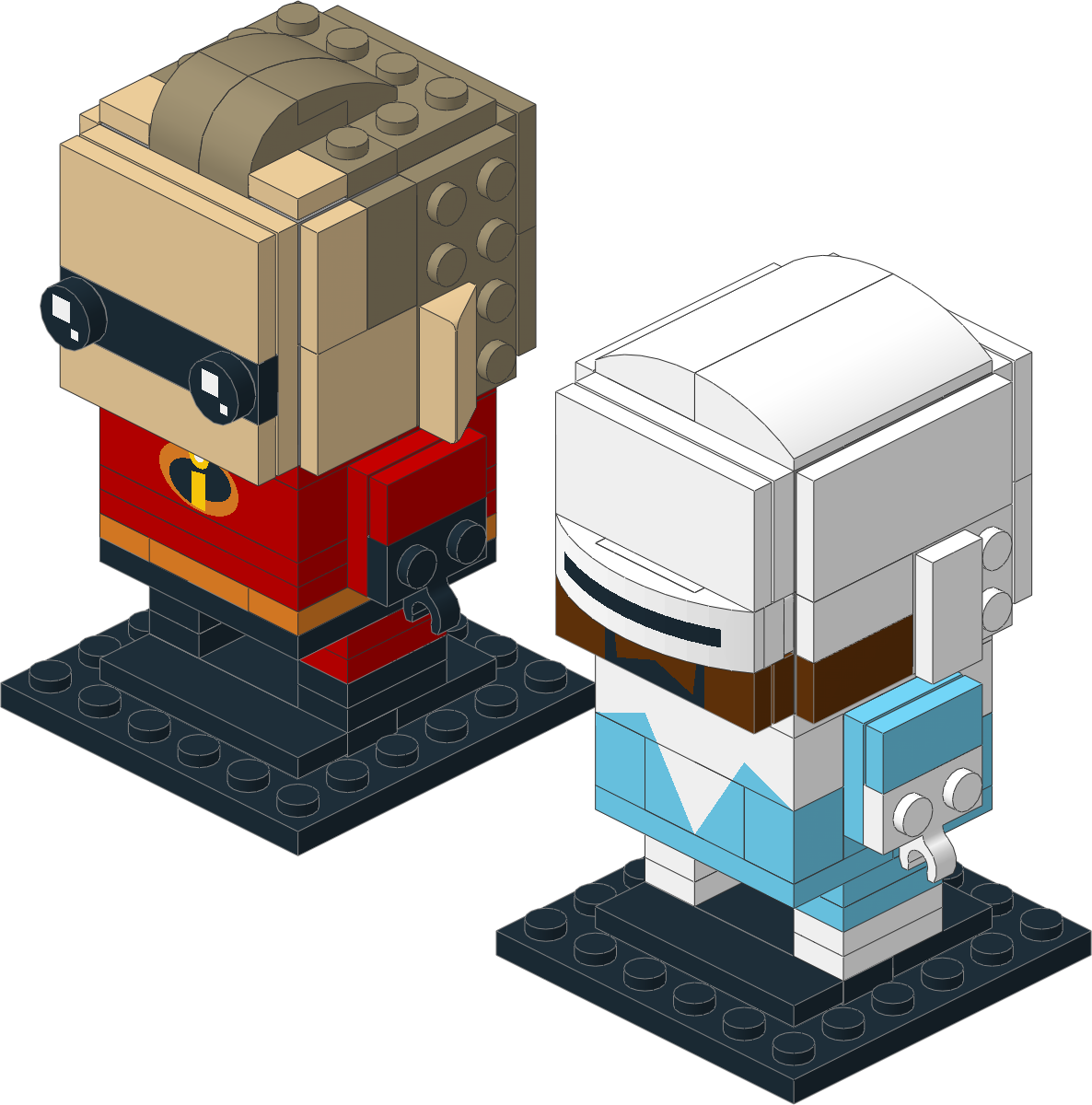 41613-1 - Mr. Incredible & Frozone