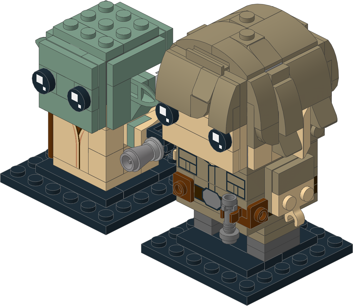 41627-1 - Luke Skywalker & Yoda