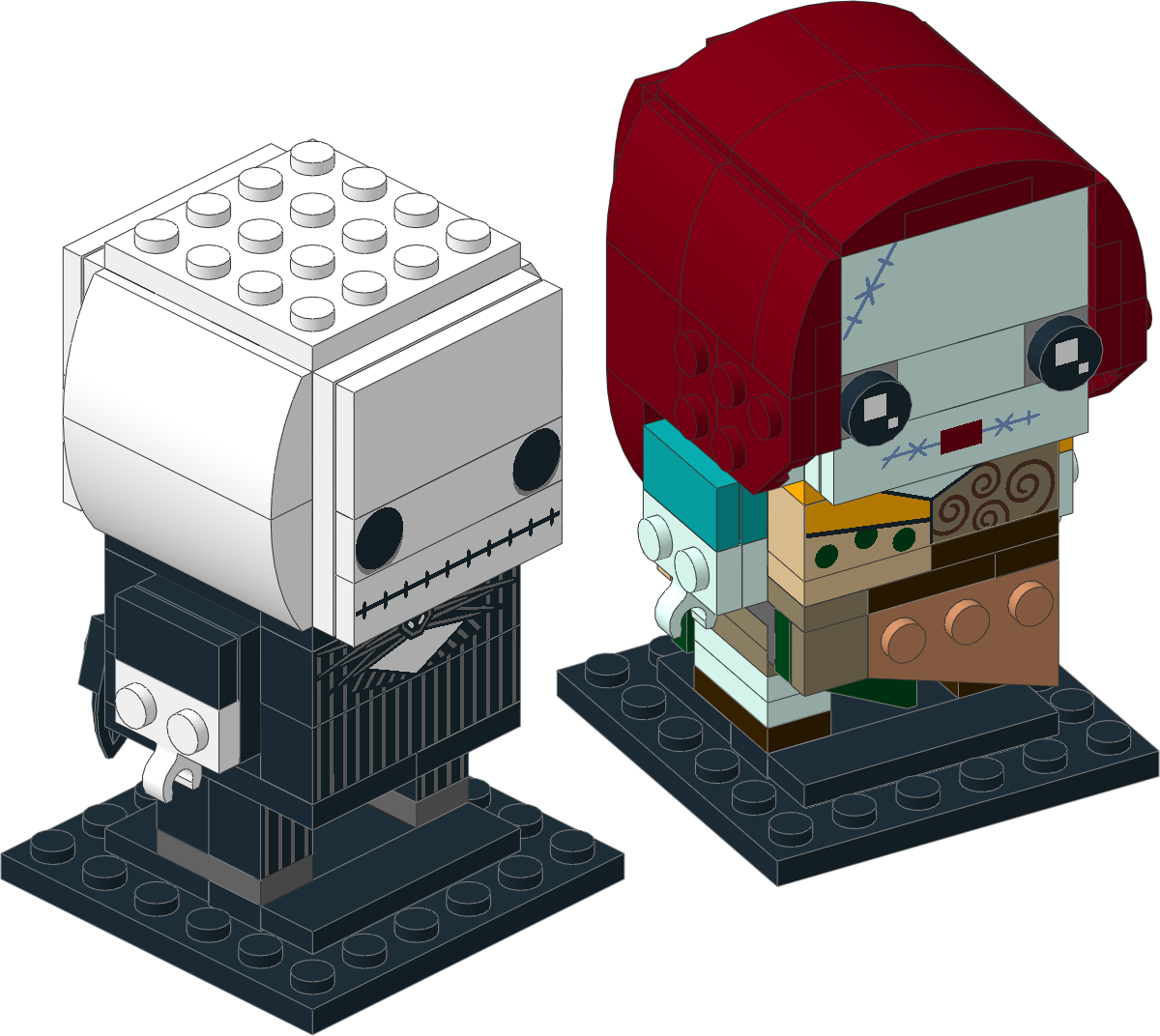 41630-1 - Jack Skellington & Sally