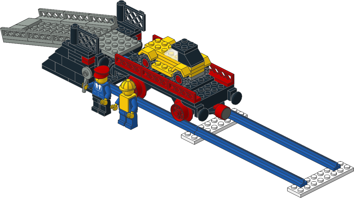 167-1 - Loading Ramp and Car Transport Wagon