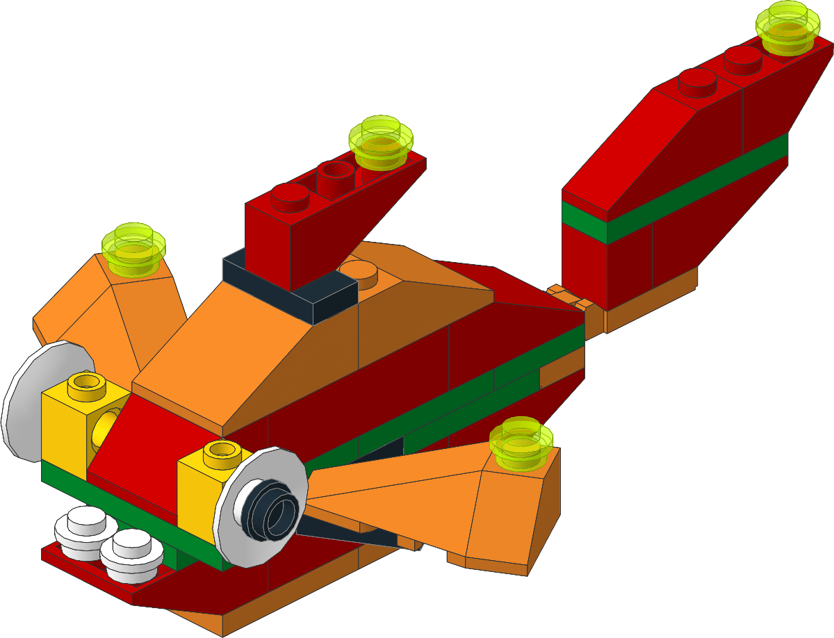 3223-1 - Orange Fish