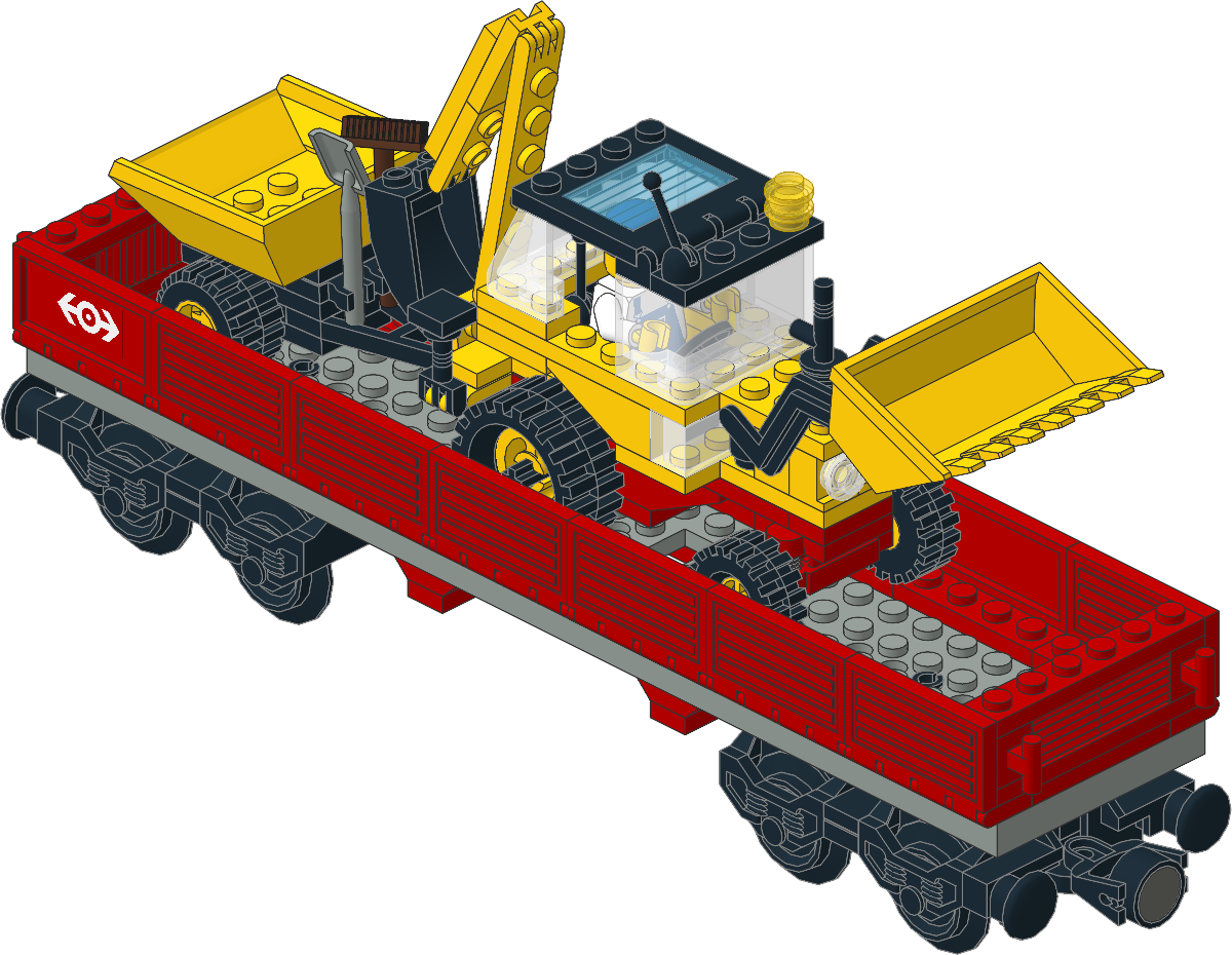 4543-1 - Railroad Tractor Flatbed