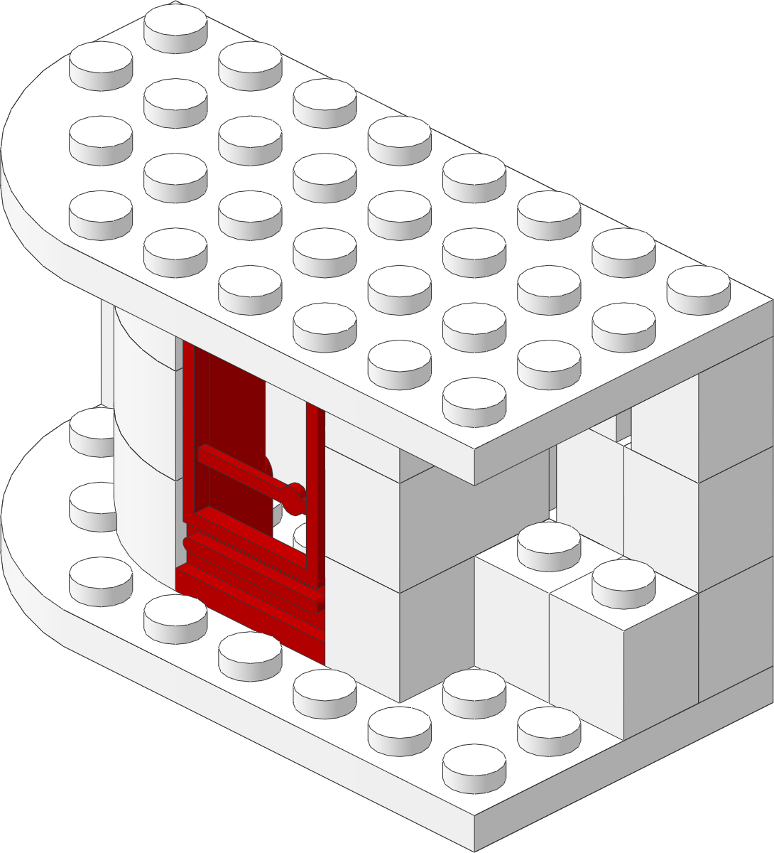 1213-2 - Small House - Right Set