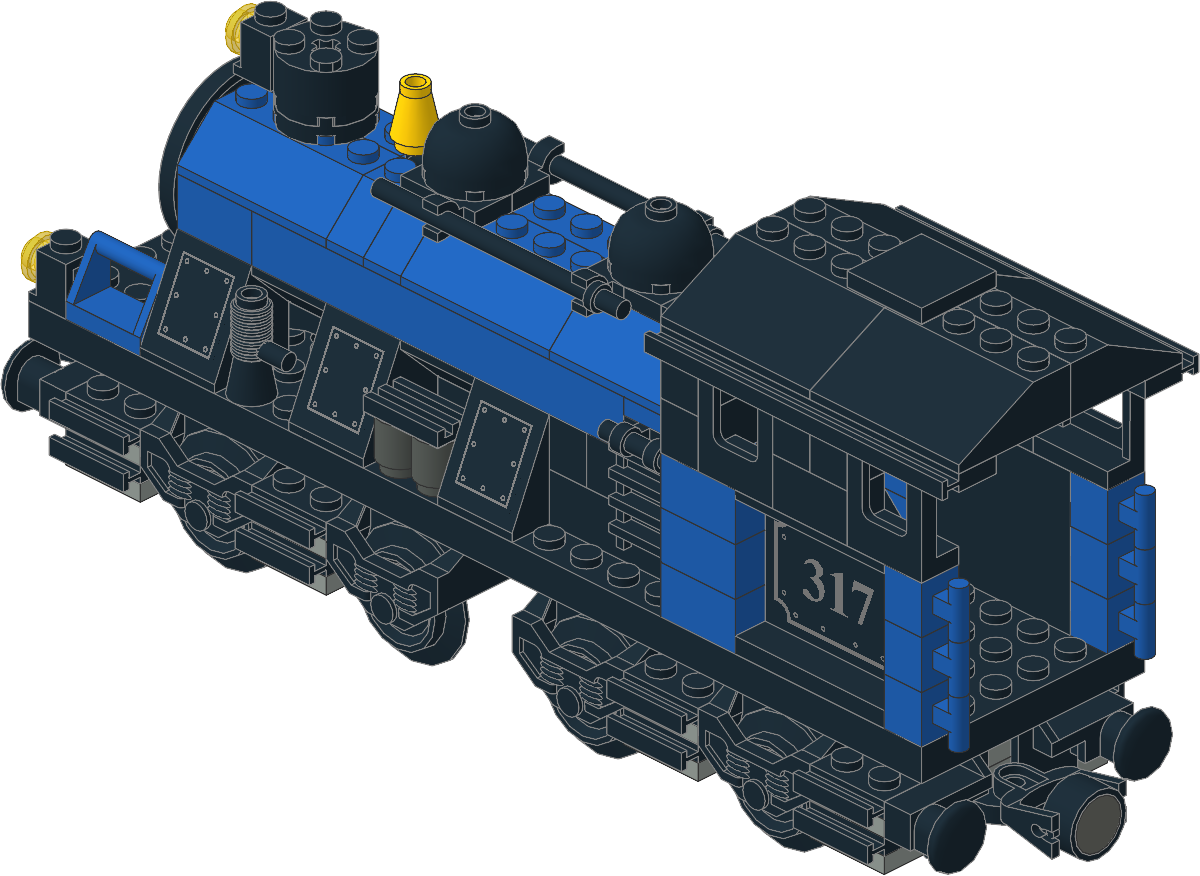 3741-1 - Large Locomotive (base unit without color trim elements)