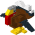 Thanksgiving Turkey LDraw model preview