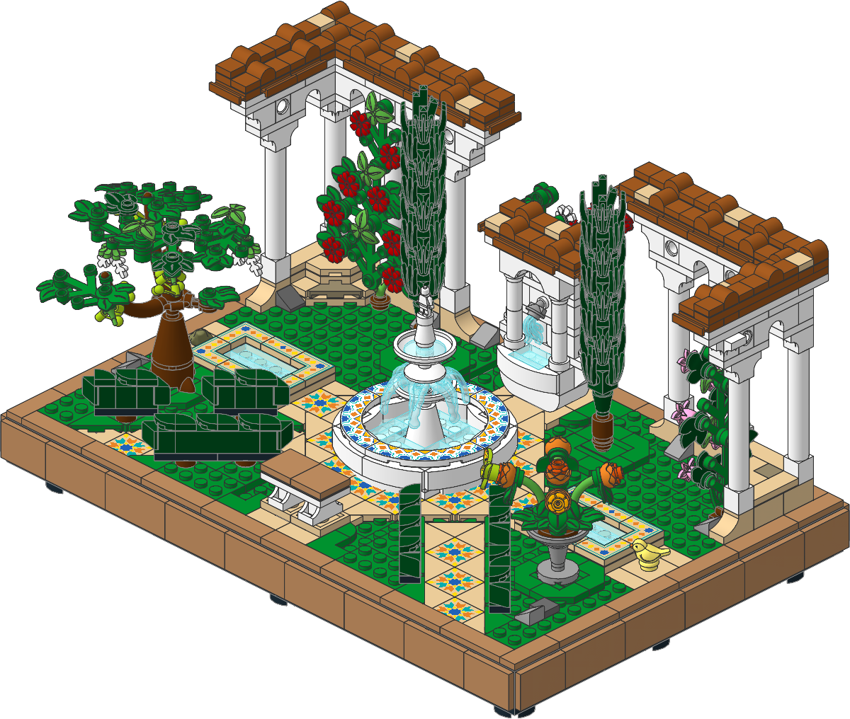 10359-1 - Fountain Garden