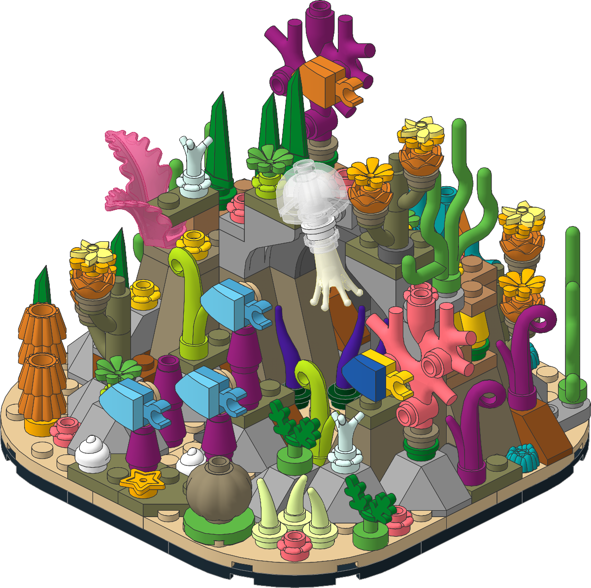 40783-1 - Coral Reef Diorama