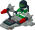 Space Police Car LDraw model preview