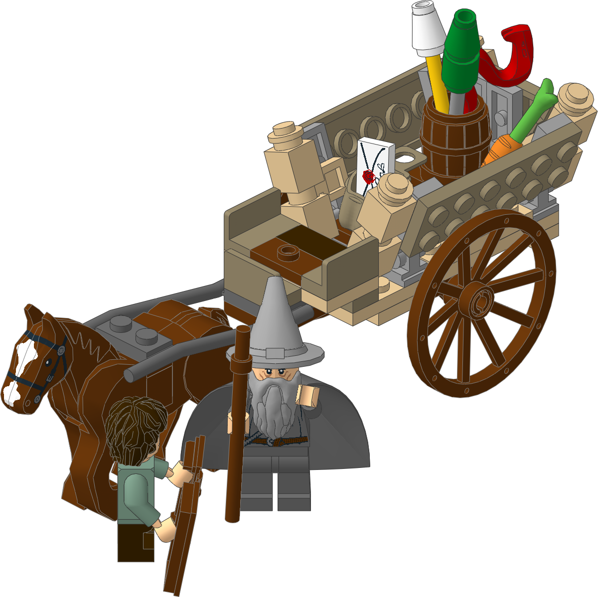 9469-1 - Gandalf Arrives