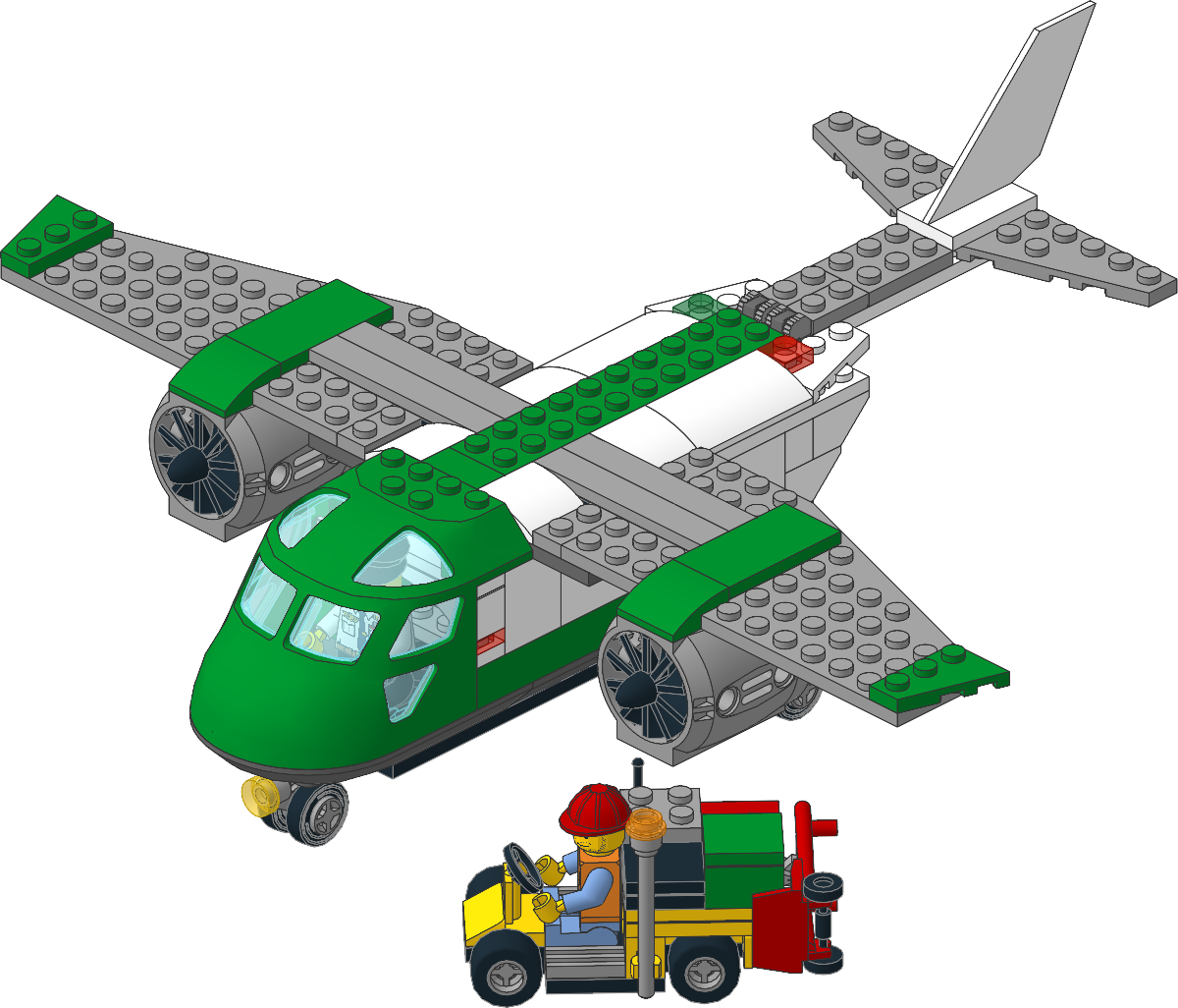 60101-1 - Airport Cargo Plane