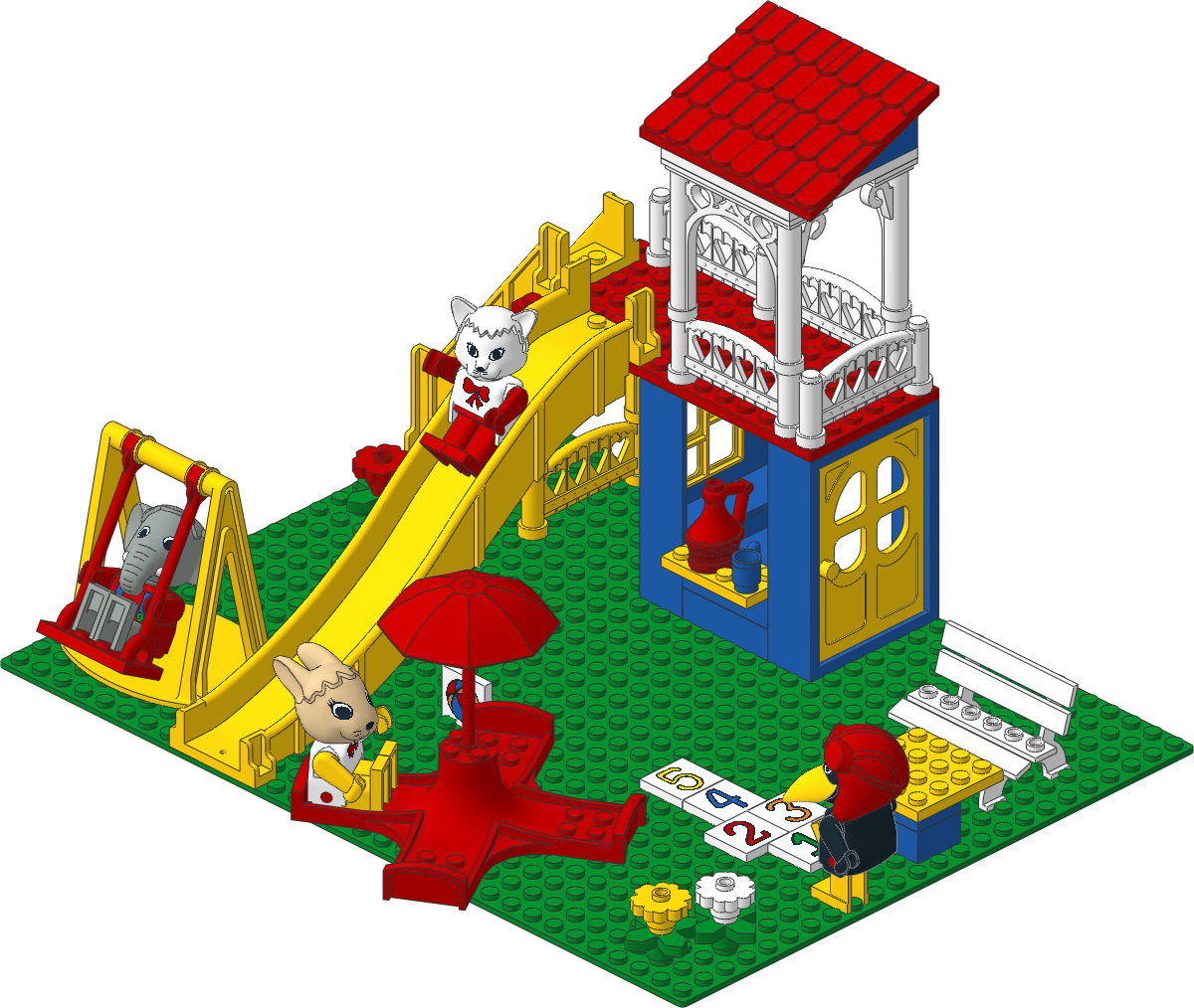 3676-1 - Catherine Cat's Fun Park