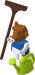Clover Cow LDraw model preview
