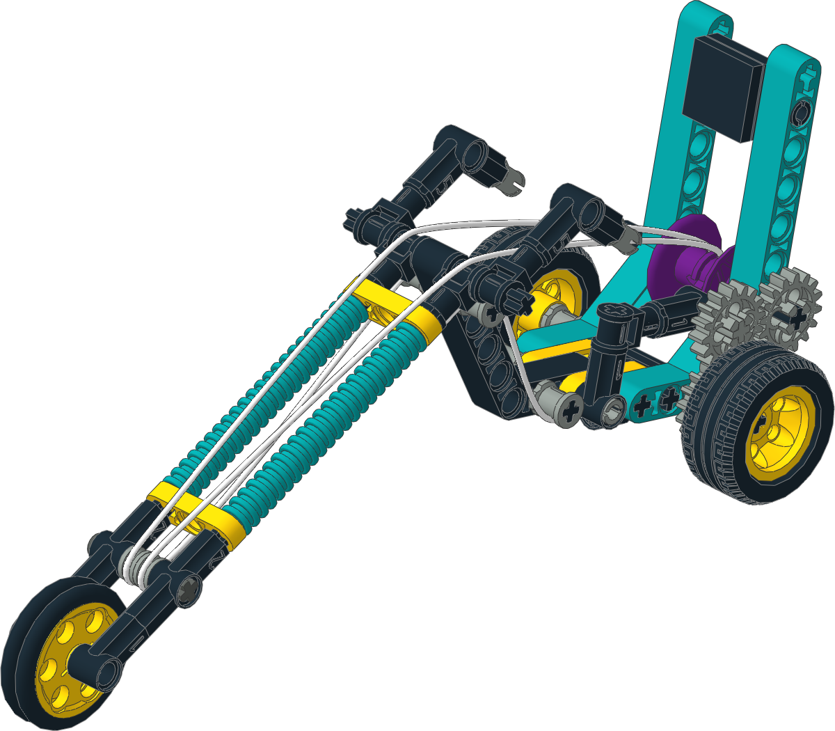 8202-1 - Blast Off Chopper with Bungee Cord Power!