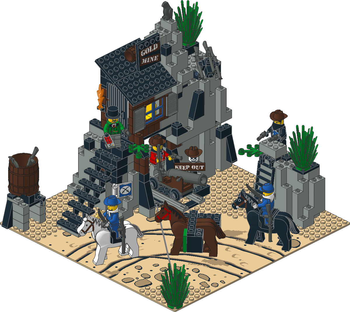 6761-1 - Bandit's Secret Hide-Out